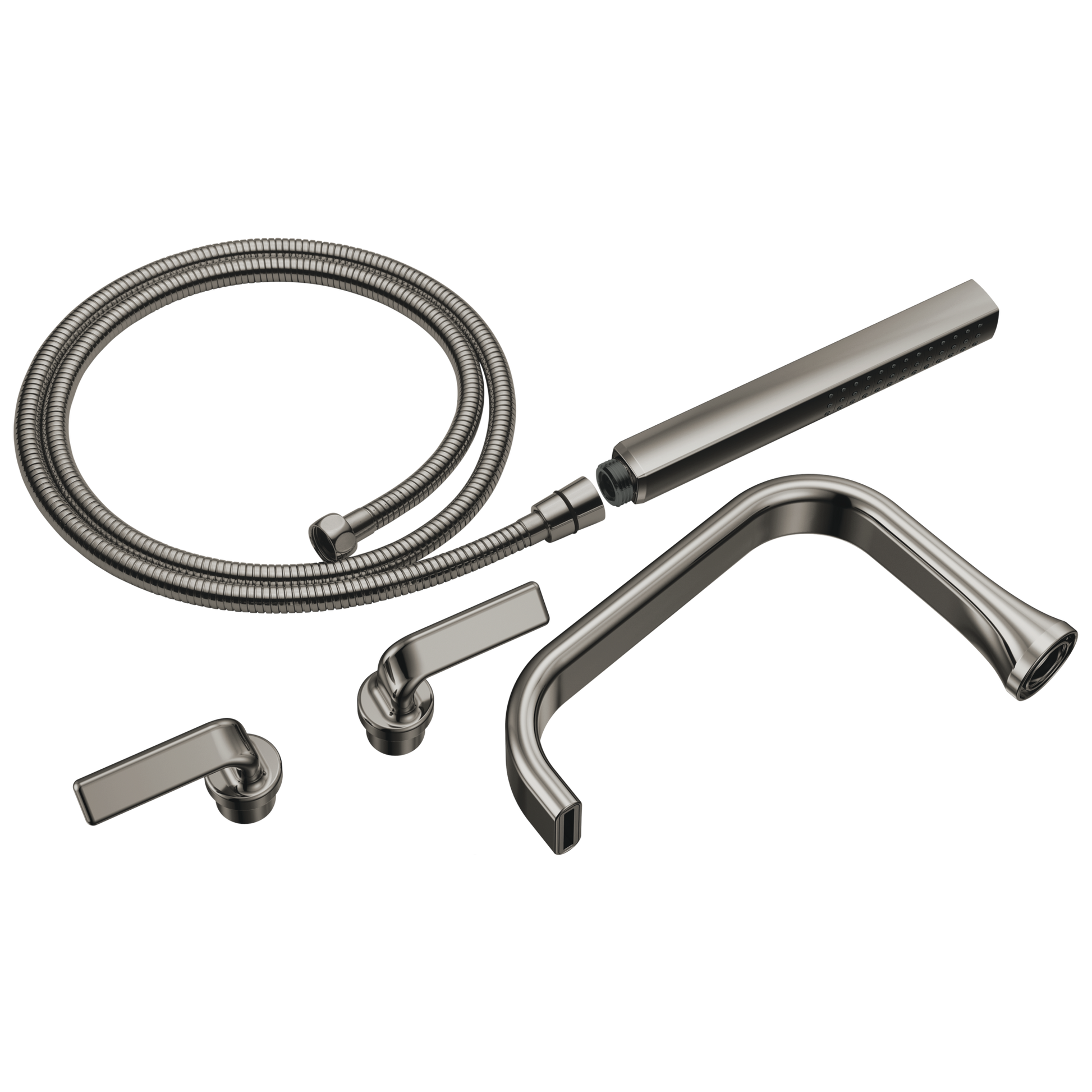 Brizo Allaria: Two-Handle Tub Filler Trim Kit with Twist Lever Handles