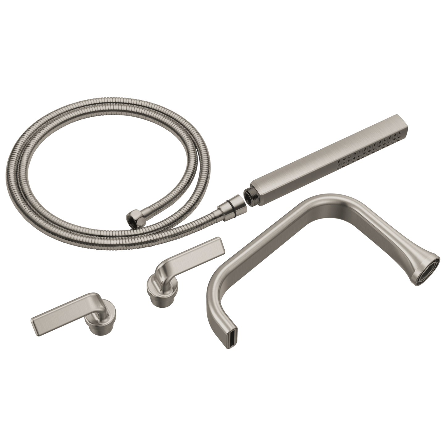 Brizo Allaria: Two-Handle Tub Filler Trim Kit with Twist Lever Handles