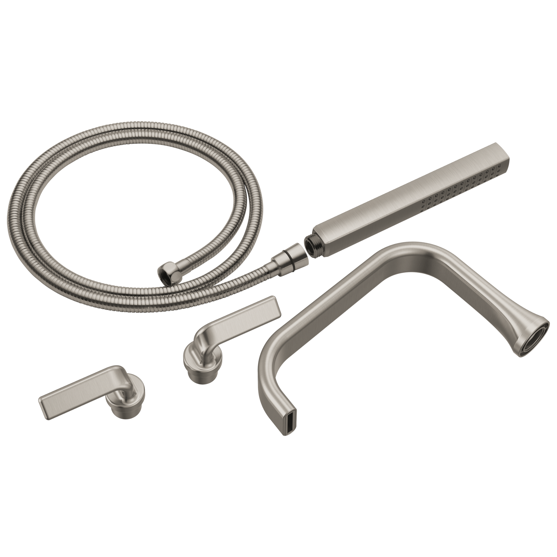 Brizo Allaria: Two-Handle Tub Filler Trim Kit with Twist Lever Handles