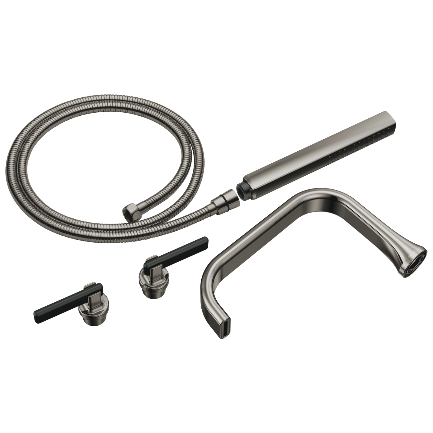 Brizo Allaria: Two-Handle Tub Filler Trim Kit with Lever Handles