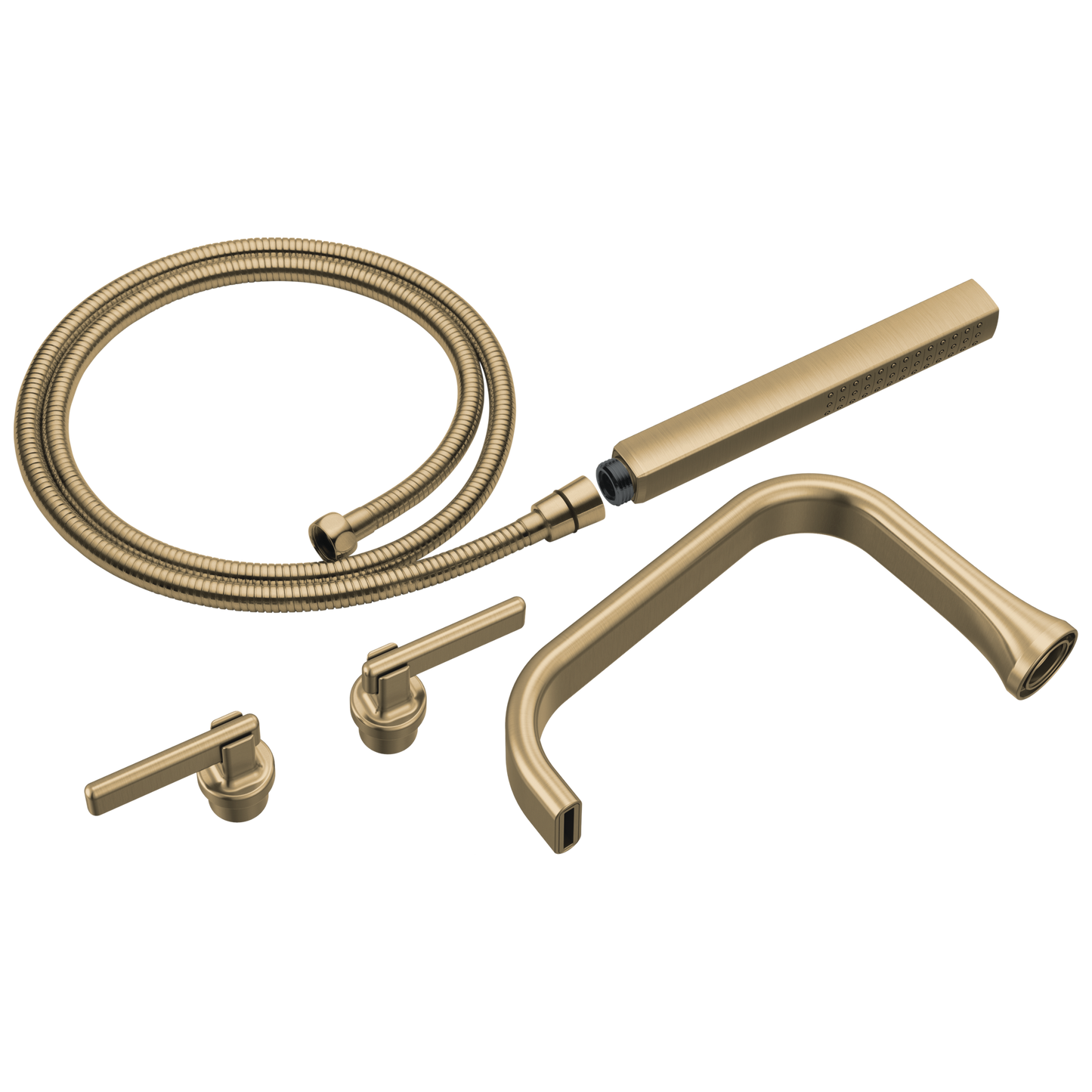 Brizo Allaria: Two-Handle Tub Filler Trim Kit with Lever Handles