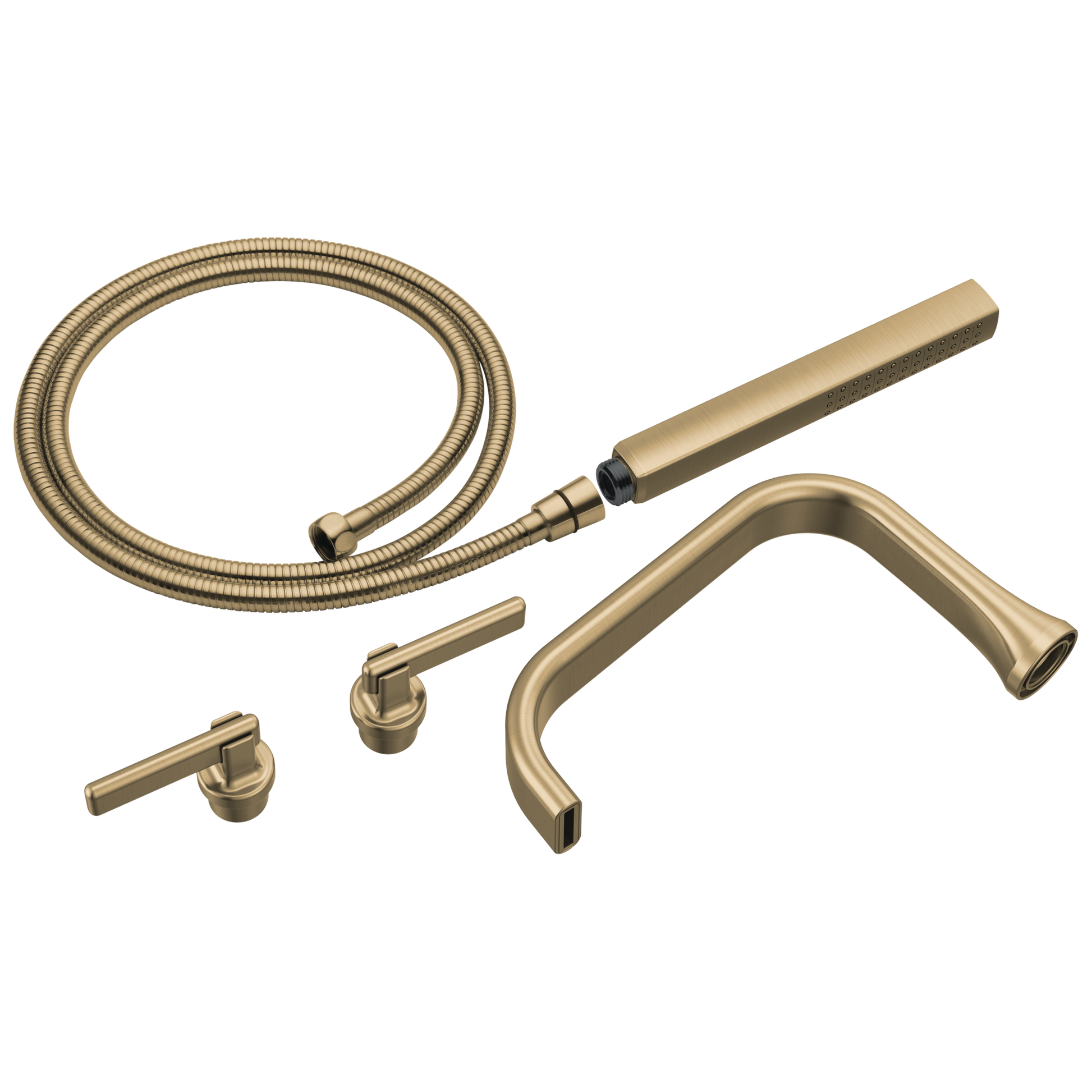 Brizo Allaria: Two-Handle Tub Filler Trim Kit with Lever Handles