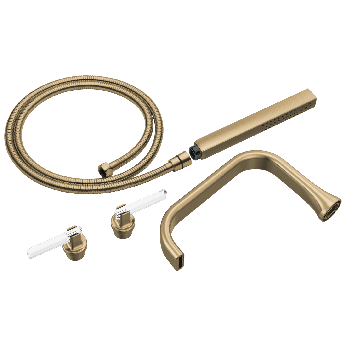 Brizo Allaria: Two-Handle Tub Filler Trim Kit with Lever Handles