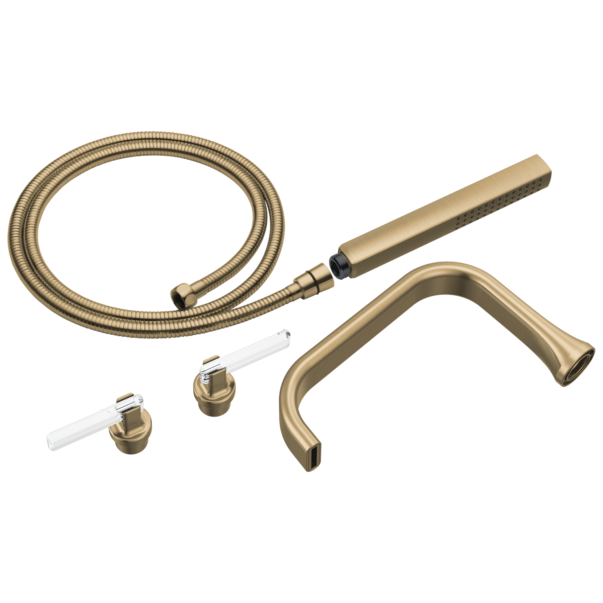 Brizo Allaria: Two-Handle Tub Filler Trim Kit with Lever Handles