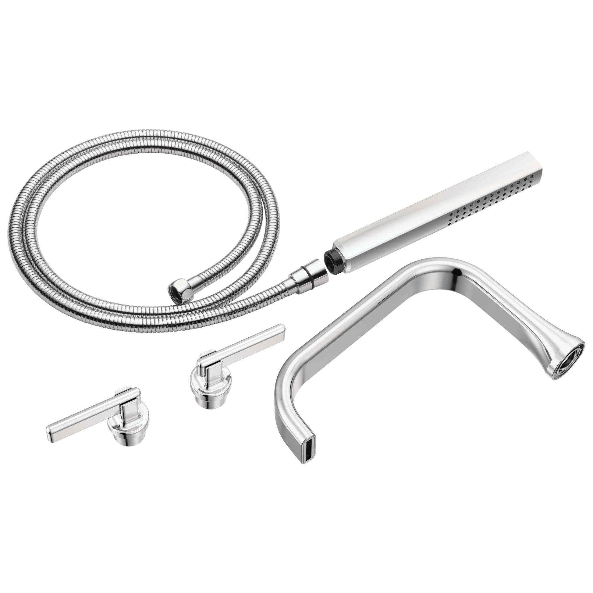 Brizo Allaria: Two-Handle Tub Filler Trim Kit with Lever Handles