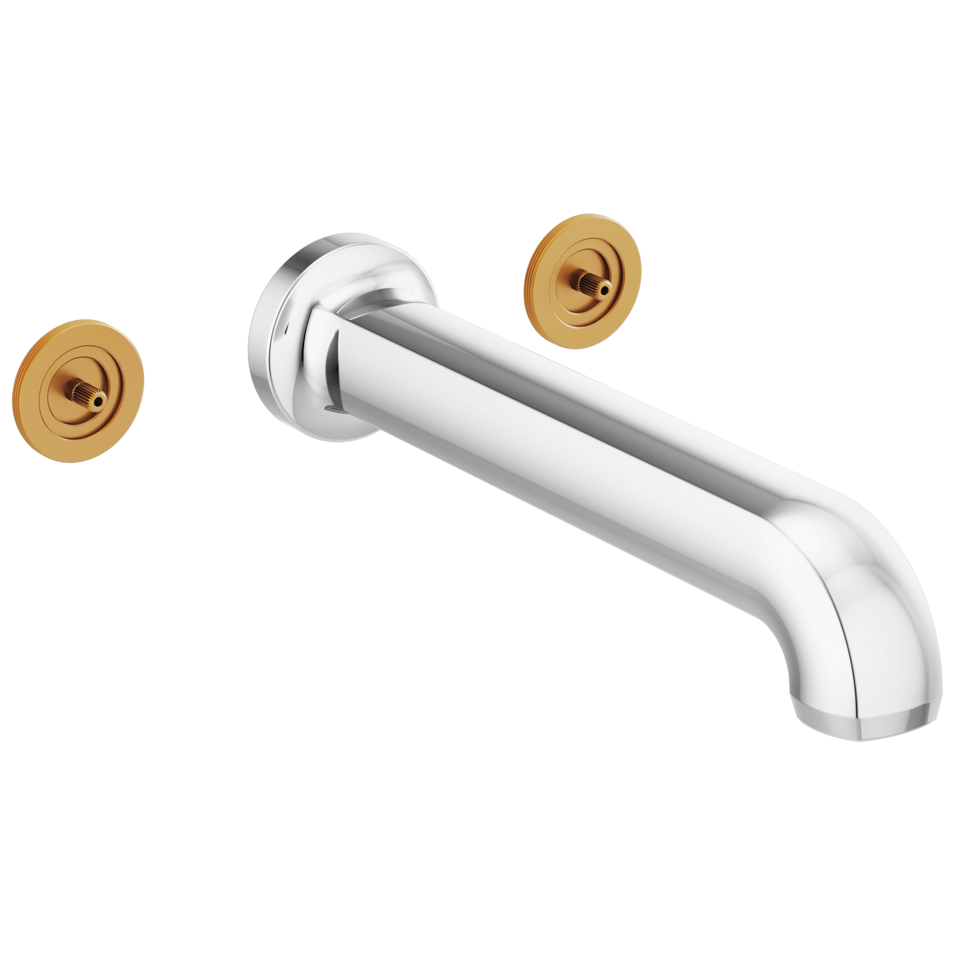 Brizo Kintsu: Two Handle Wall Mount Tub Filler