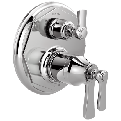 Brizo Brizo Rook: TempAssure Thermostatic Valve with 3-Function Diverter Trim