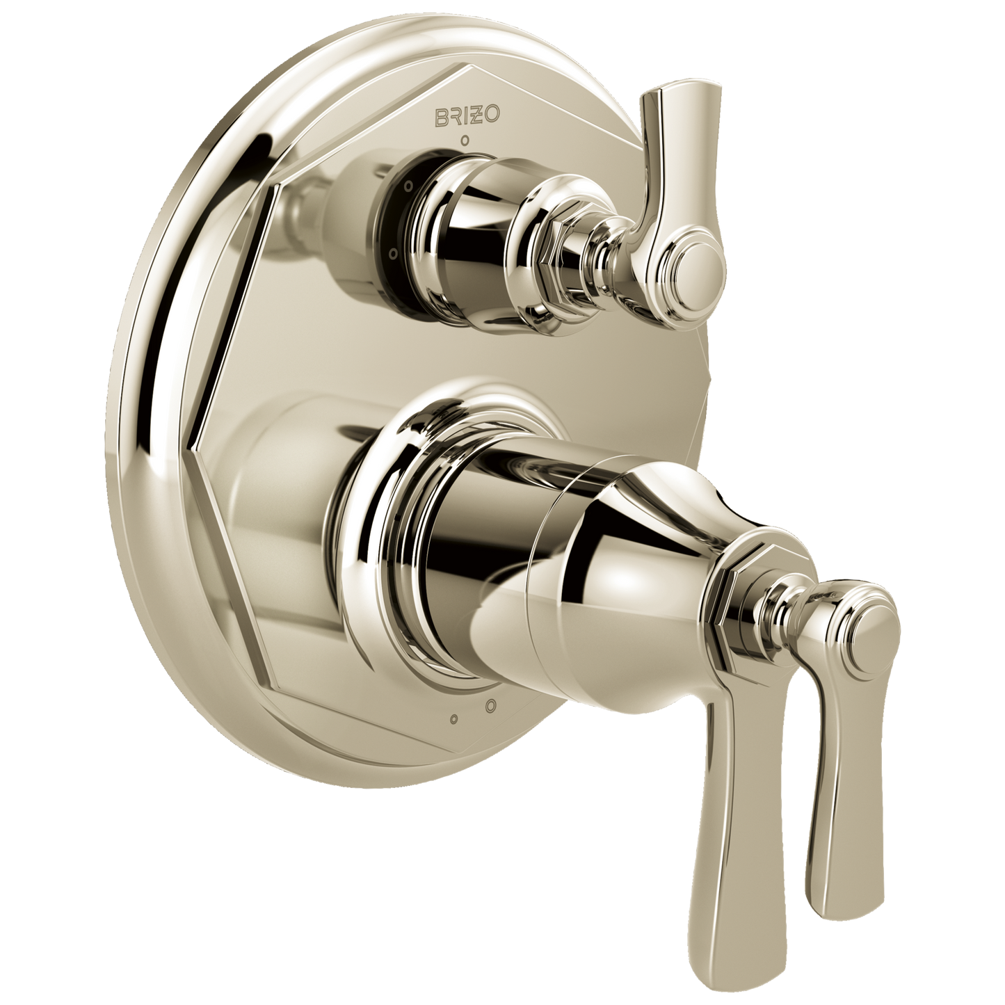 Brizo Brizo Rook: TempAssure Thermostatic Valve with 3-Function Diverter Trim
