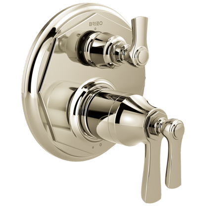 Brizo Brizo Rook: TempAssure Thermostatic Valve with 3-Function Diverter Trim