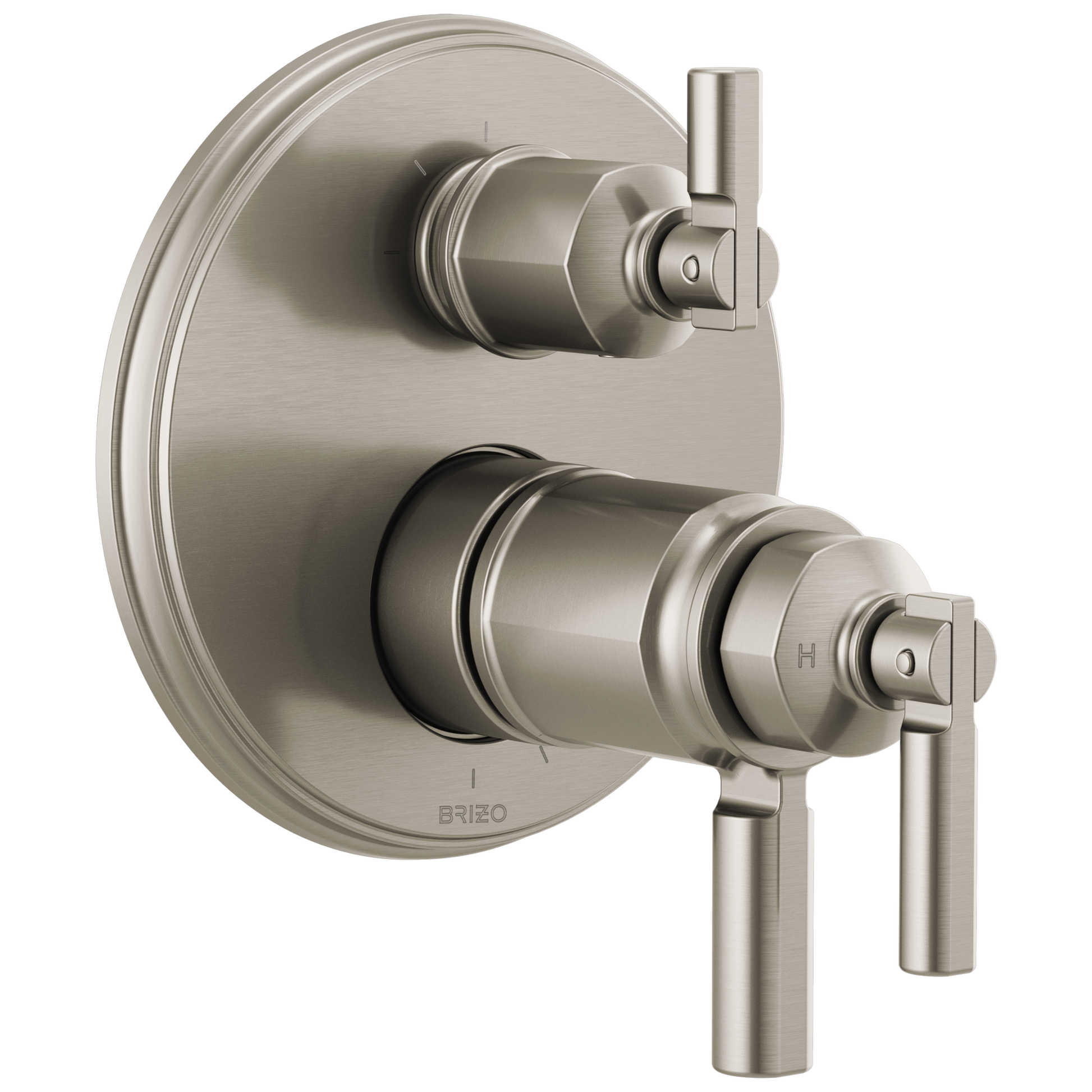Brizo Invari: Tempassure Thermostatic Valve With Integrated 3-Function Diverter Trim