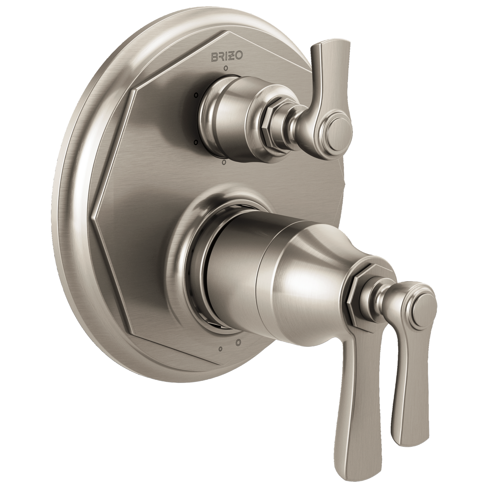Brizo Brizo Rook: TempAssure Thermostatic Valve with 6-Function Diverter Trim