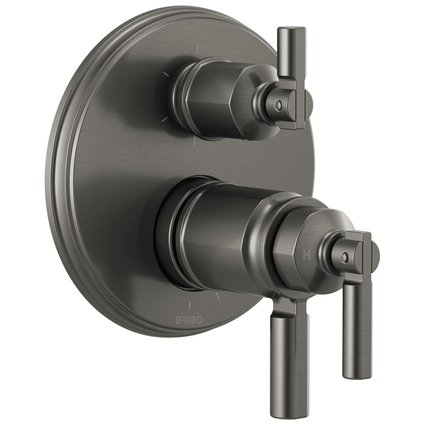 Brizo Invari: Tempassure Thermostatic Valve With Integrated 6-Function Diverter Trim