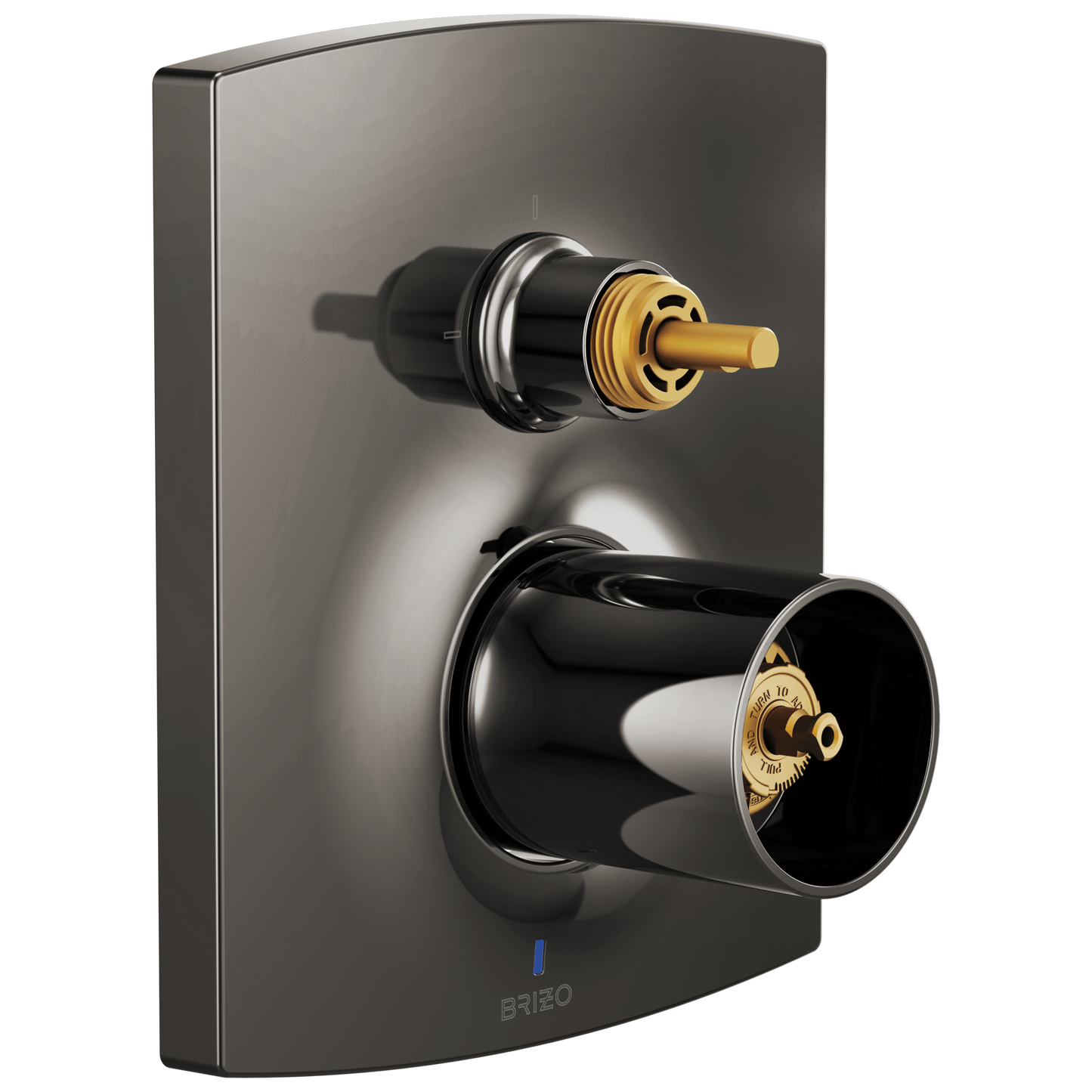 Brizo Kintsu: Pressure Balance Valve with Integrated 3-Function Diverter Trim - Less Handles