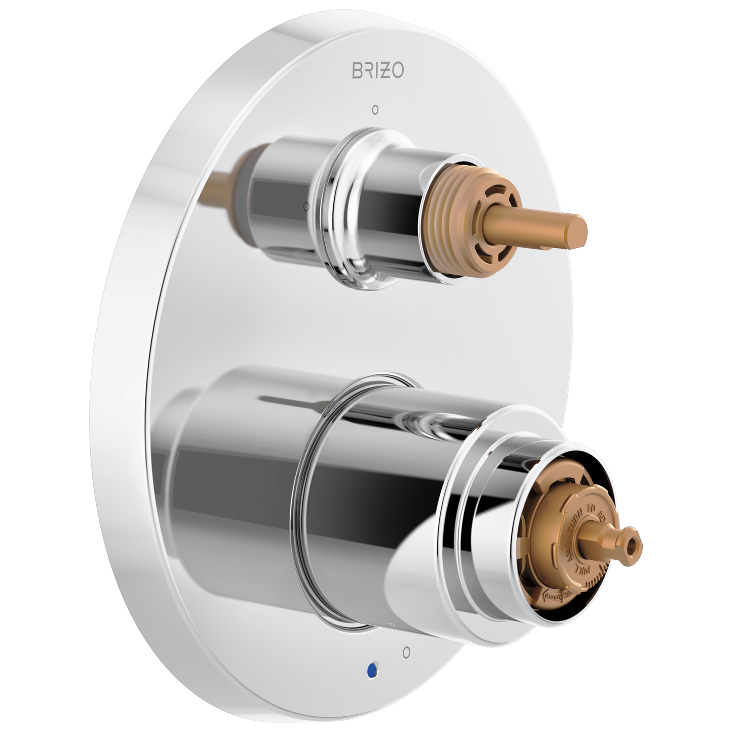Brizo Brizo Odin: Pressure Balance Valve with Integrated 3-Function Diverter Trim  - Less Handles