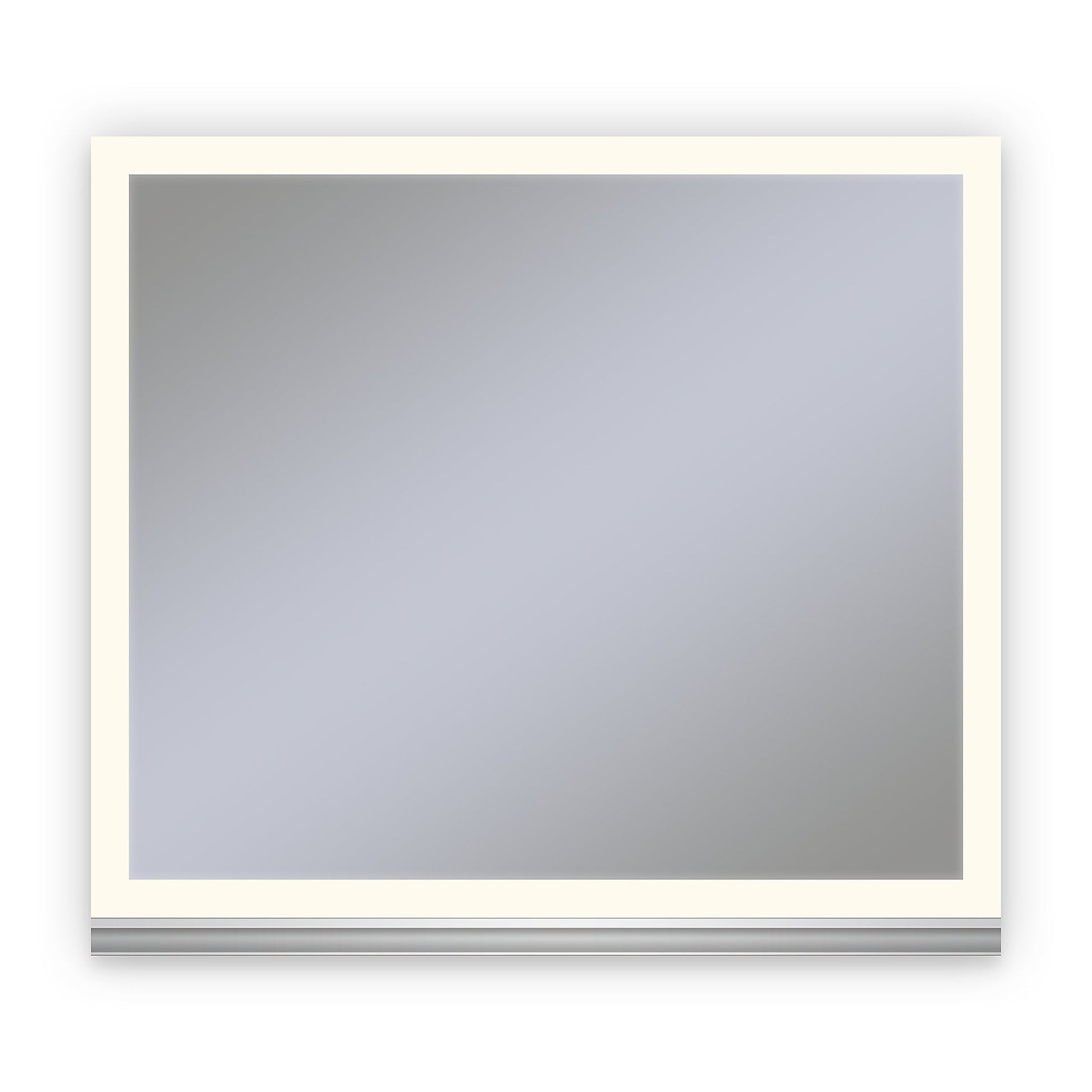 Uplift Tech 30" x 27" x 6" lighted cabinet with perimeter light pattern in 2700K color temperature (warm white), dimmable, anodized aluminum handle (upgrade available) and electric