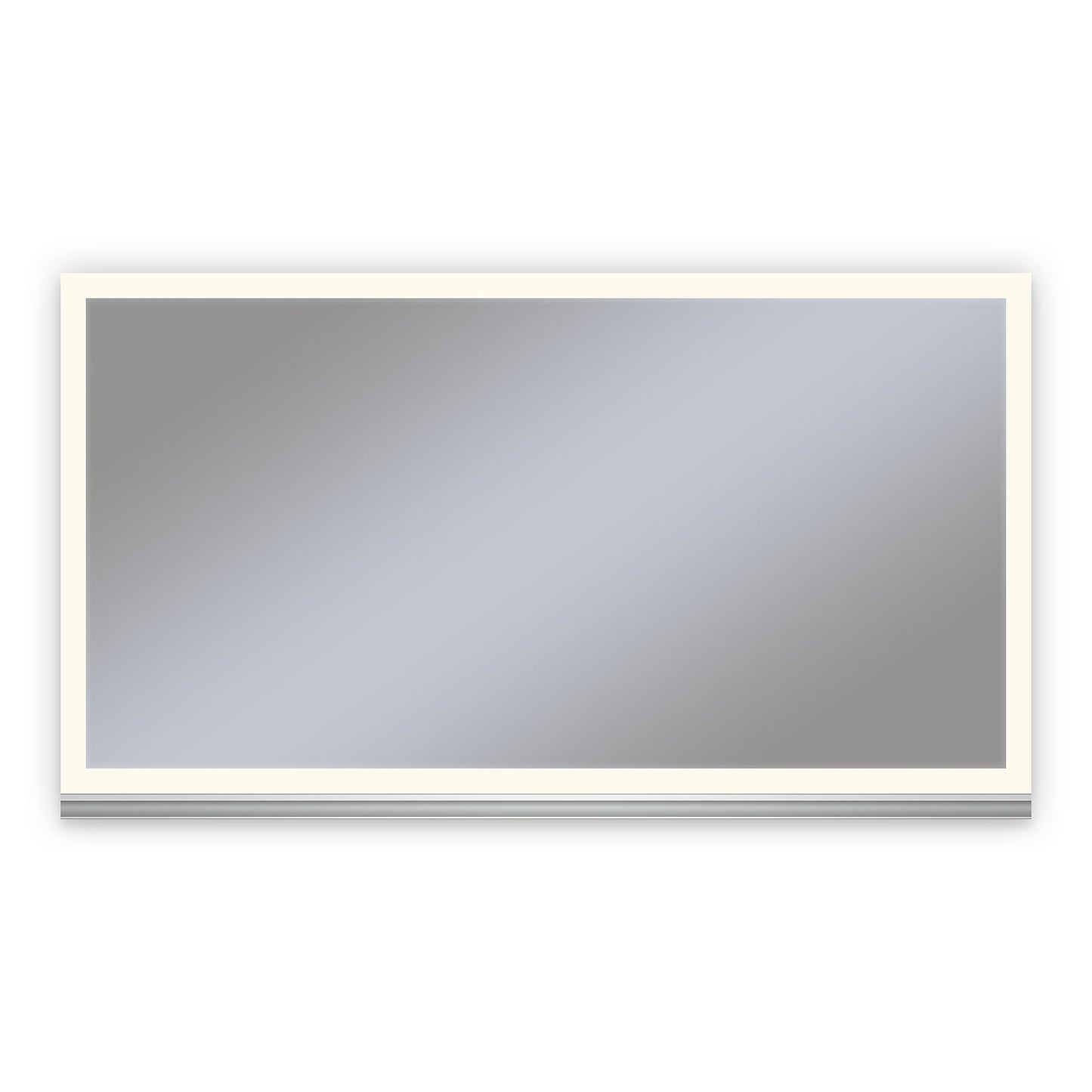 Uplift Tech 48" x 27" x 6" lighted cabinet with perimeter light pattern in 2700K color temperature (warm white), dimmable, anodized aluminum handle (upgrade available) and electric