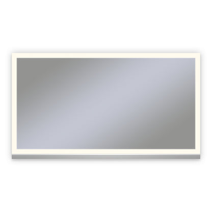 Uplift Tech 48" x 27" x 6" lighted cabinet with perimeter light pattern in 2700K color temperature (warm white), dimmable, anodized aluminum handle (upgrade available) and electric