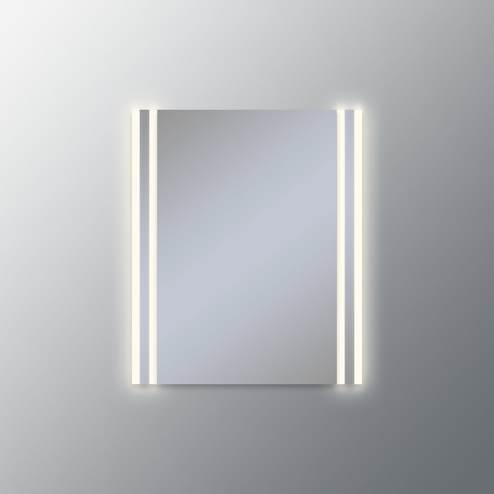 Vesper 2-3/4" x 30" x 4-5/8" vertical lighting in outline style with 3000K temperature (warm light), dimmable and sold as each; medicine cabinet sold separately