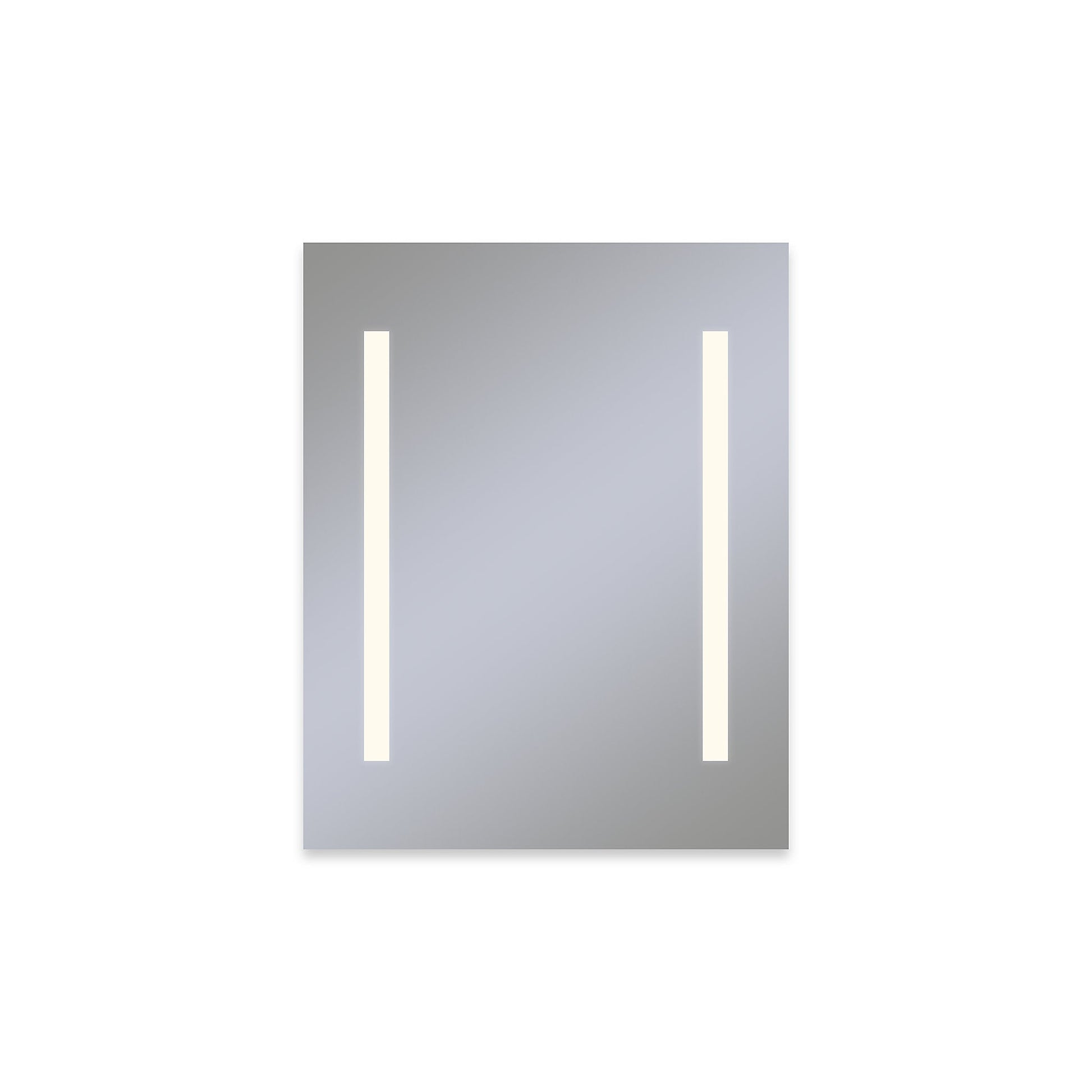 Vitality 23-1/4" x 30" x 4" lighted cabinet with column light pattern in 3000 kelvin temperature (warm light), dimmable, electrical outlet and right hinge