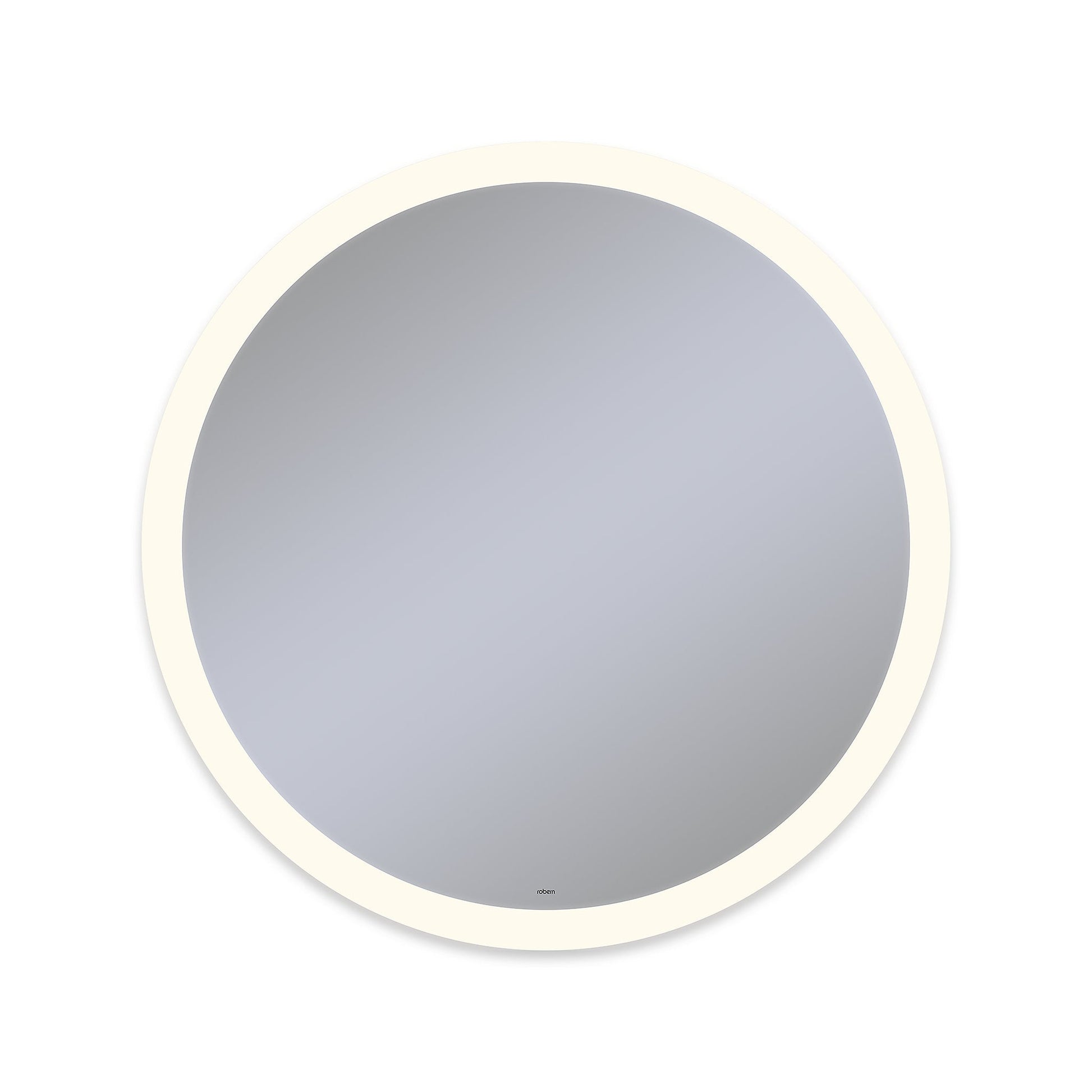 Vitality 40" diameter x 1-3/4" depth circle lighted mirror with perimeter light pattern, 2700 kelvin temperature (warm light), dimmable and defogger