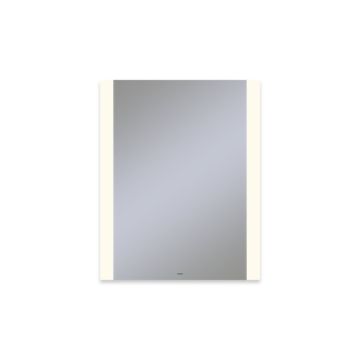 Vitality 24" x 30" x 1-3/4" rectangle lighted mirror with edge lit light pattern, 2700 kelvin temperature (warm light), dimmable and defogger