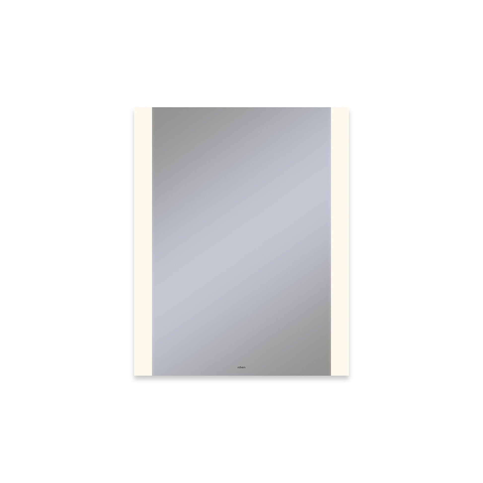 Vitality 24" x 30" x 1-3/4" rectangle lighted mirror with edge lit light pattern, 2700 kelvin temperature (warm light), dimmable and defogger