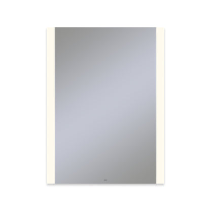 Vitality 30" x 40" x 1-3/4" rectangle lighted mirror with edge lit light pattern, 2700 kelvin temperature (warm light), dimmable and defogger