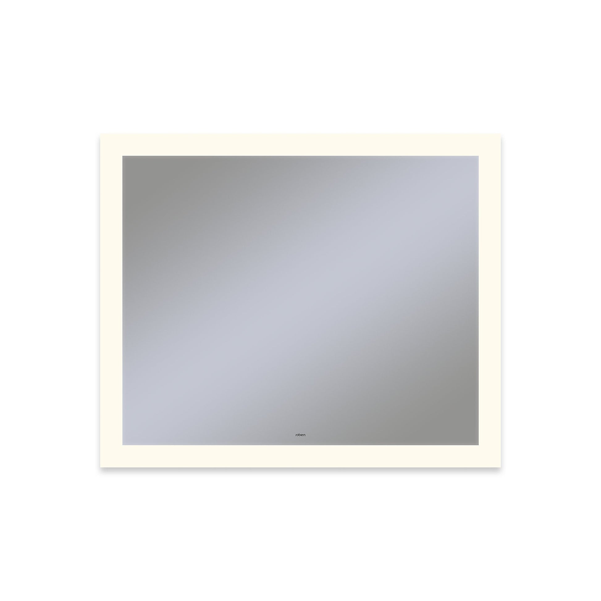 Vitality 36" x 30" x 1-3/4" rectangle lighted mirror with perimeter light pattern, 2700 kelvin temperature (warm light), dimmable and defogger