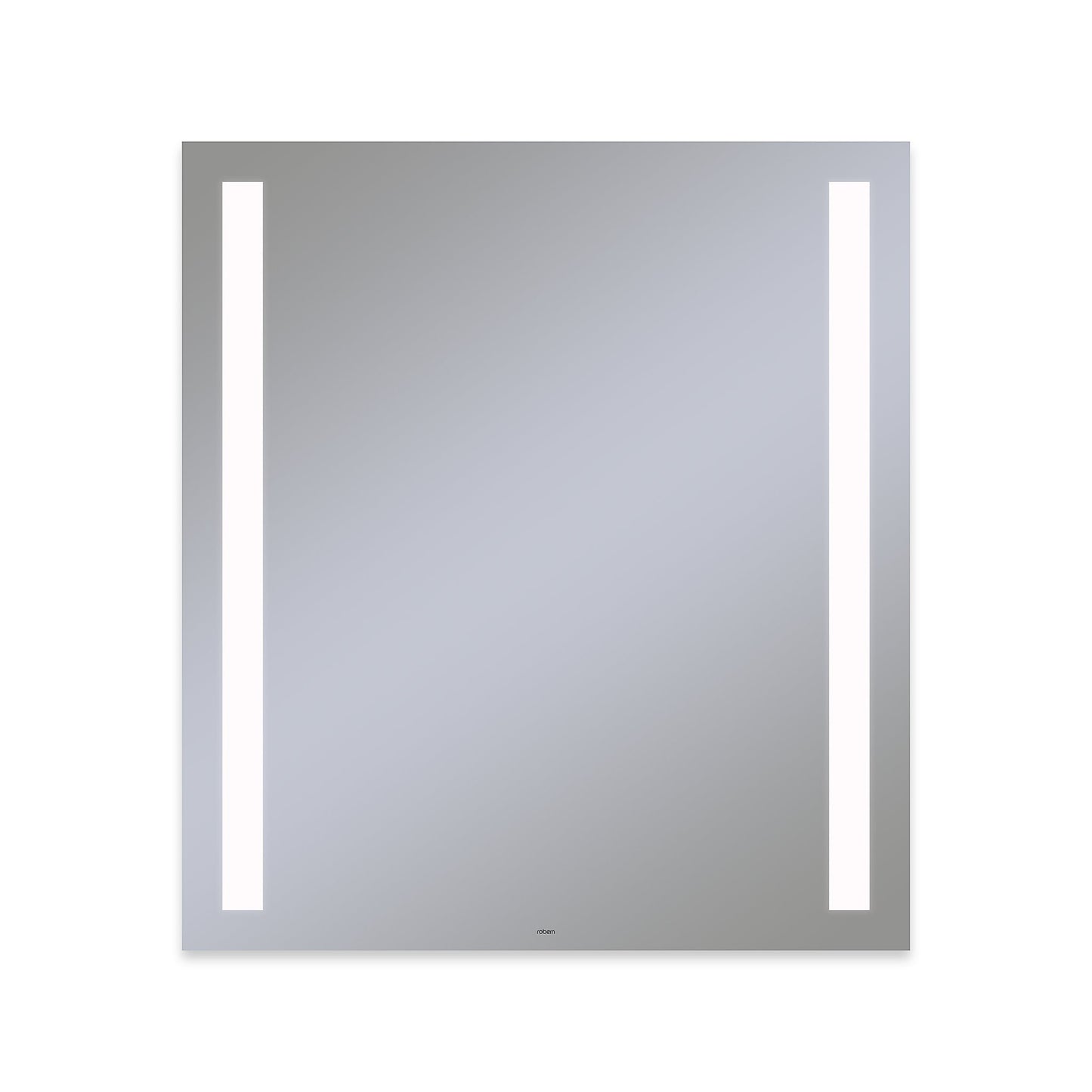 Vitality 36" x 40" x 1-3/4" rectangle lighted mirror with column light pattern, 4000 kelvin temperature (cool light), dimmable and defogger