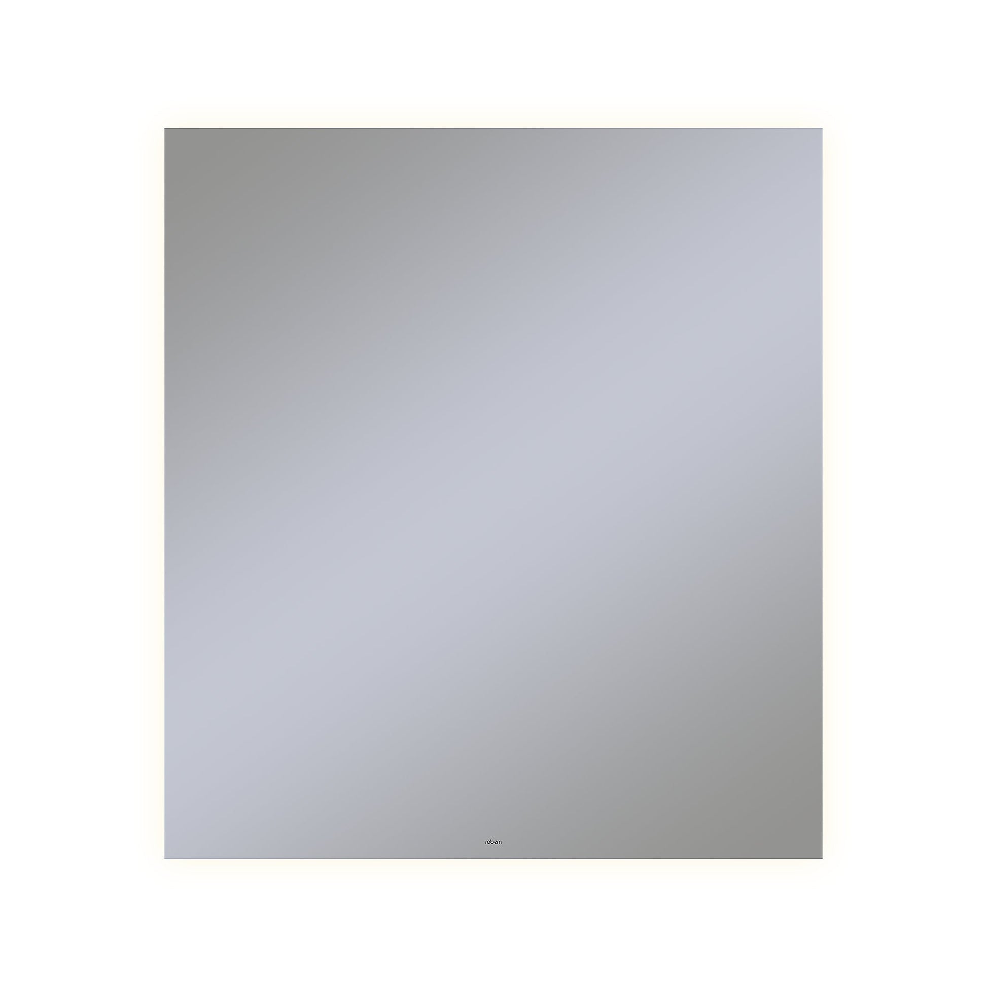 Vitality 36" x 40" x 1-3/4" rectangle lighted mirror with glow light pattern, 2700 kelvin temperature (warm light), dimmable and defogger