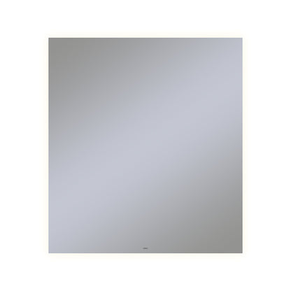 Vitality 36" x 40" x 1-3/4" rectangle lighted mirror with glow light pattern, 2700 kelvin temperature (warm light), dimmable and defogger