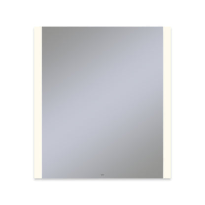 Vitality 36" x 40" x 1-3/4" rectangle lighted mirror with edge lit light pattern, 2700 kelvin temperature (warm light), dimmable and defogger