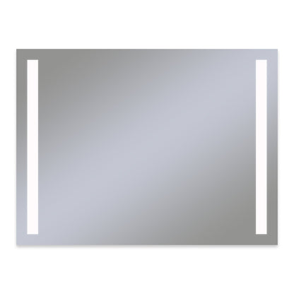 Vitality 48" x 36" x 1-3/4" rectangle lighted mirror with column light pattern, 4000 kelvin temperature (cool light), dimmable, defogger and flippable (can hang in portrait or horizontal orientation)