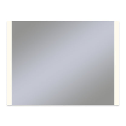Vitality 48" x 36" x 1-3/4" rectangle lighted mirror with edge lit light pattern, 2700 kelvin temperature (warm light), dimmable, defogger and flippable (can hang in portrait or horizontal orientation)