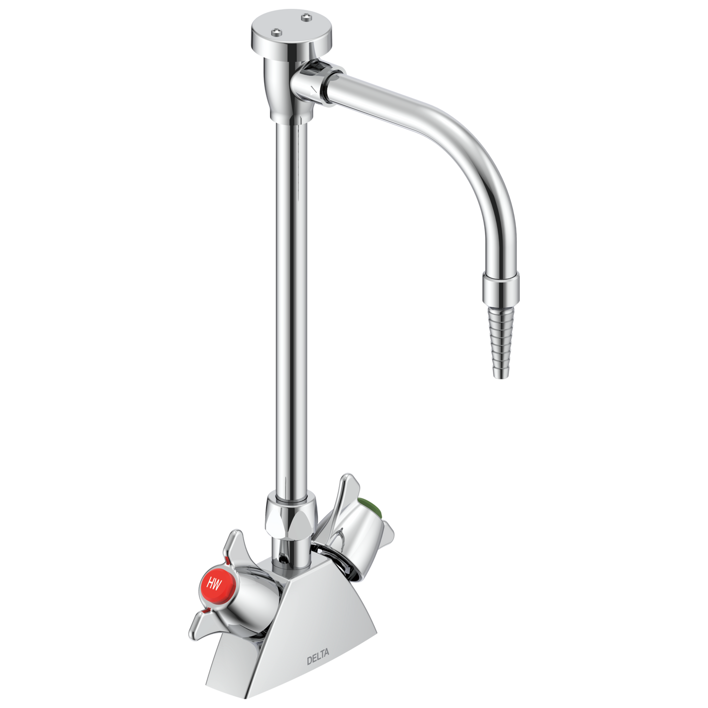 Delta Commercial W67 Series Mixing Faucet: Two Handle 2 3/4" Deck Mount Laboratory Mixing Faucet