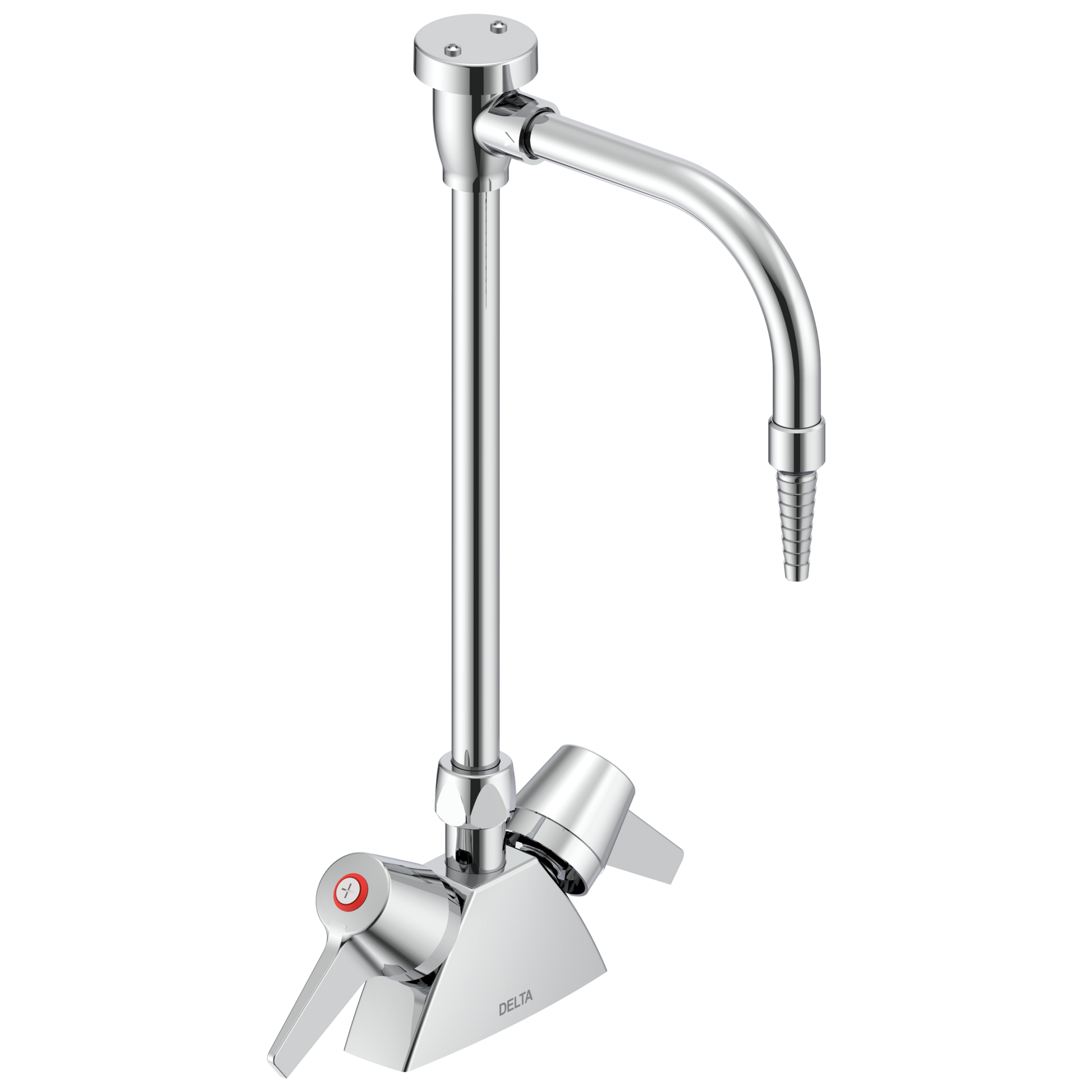 Delta Commercial W67 Series Mixing Faucet: Two Handle 2 3/4" Deck Mount Laboratory Mixing Faucet