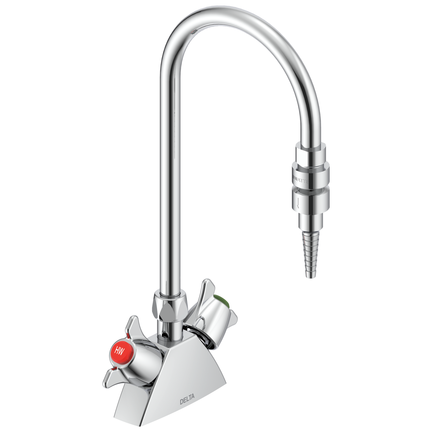 Delta Commercial W67 Series Mixing Faucet: Two Handle 2 3/4" Deck Mount Laboratory Mixing Faucet