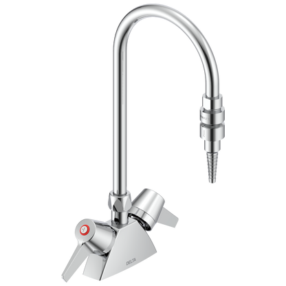 Delta Commercial W67 Series Mixing Faucet: Two Handle 2 3/4" Deck Mount Laboratory Mixing Faucet