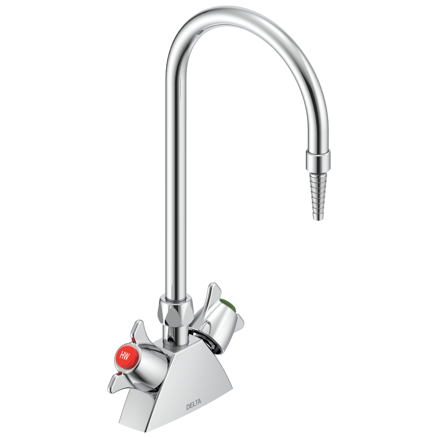 Delta Commercial W67 Series Mixing Faucet: Two Handle 2 3/4" Deck Mount Laboratory Mixing Faucet