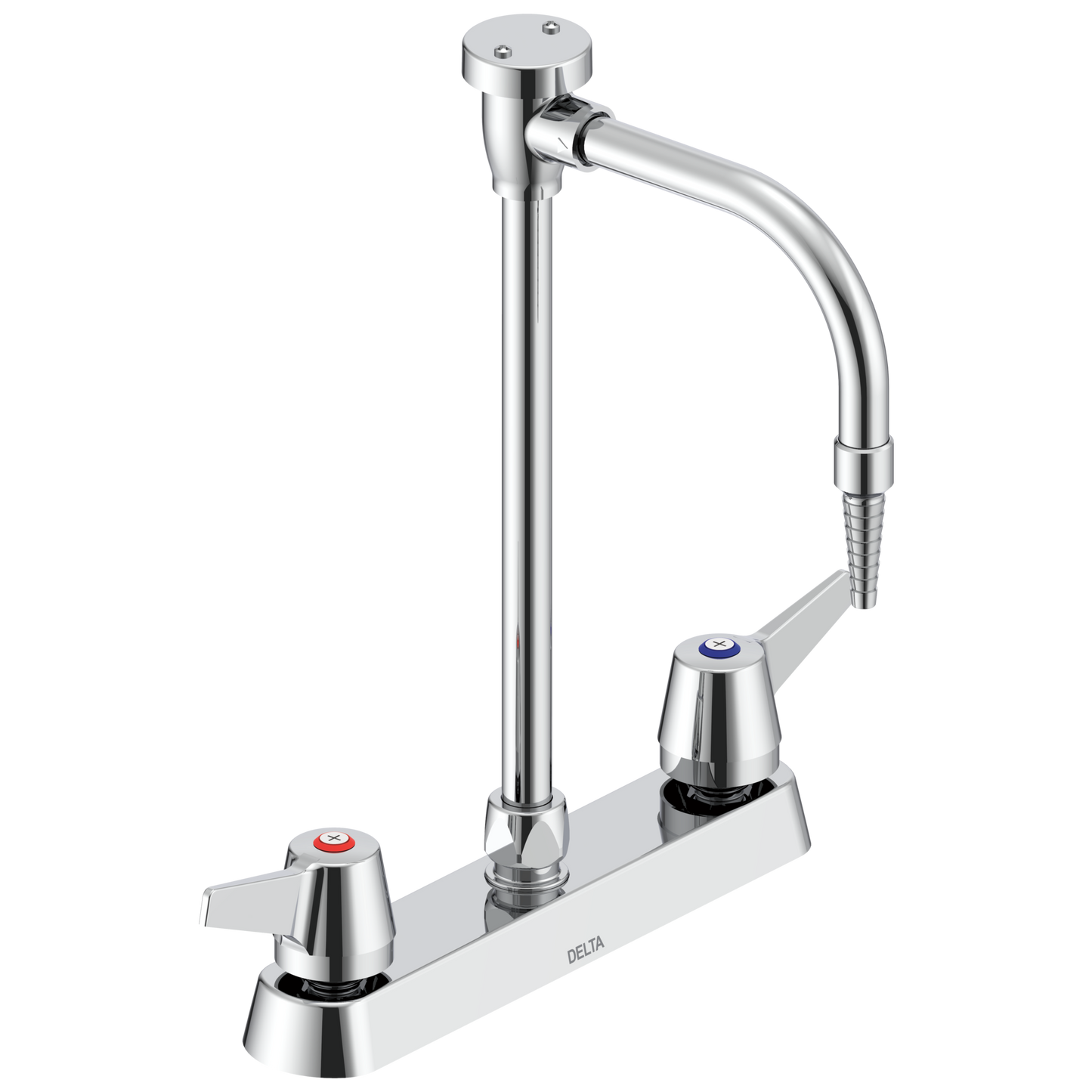 Delta Commercial W67 Series Mixing Faucet: Two Handle 8" Deck Mount Laboratory Mixing Faucet
