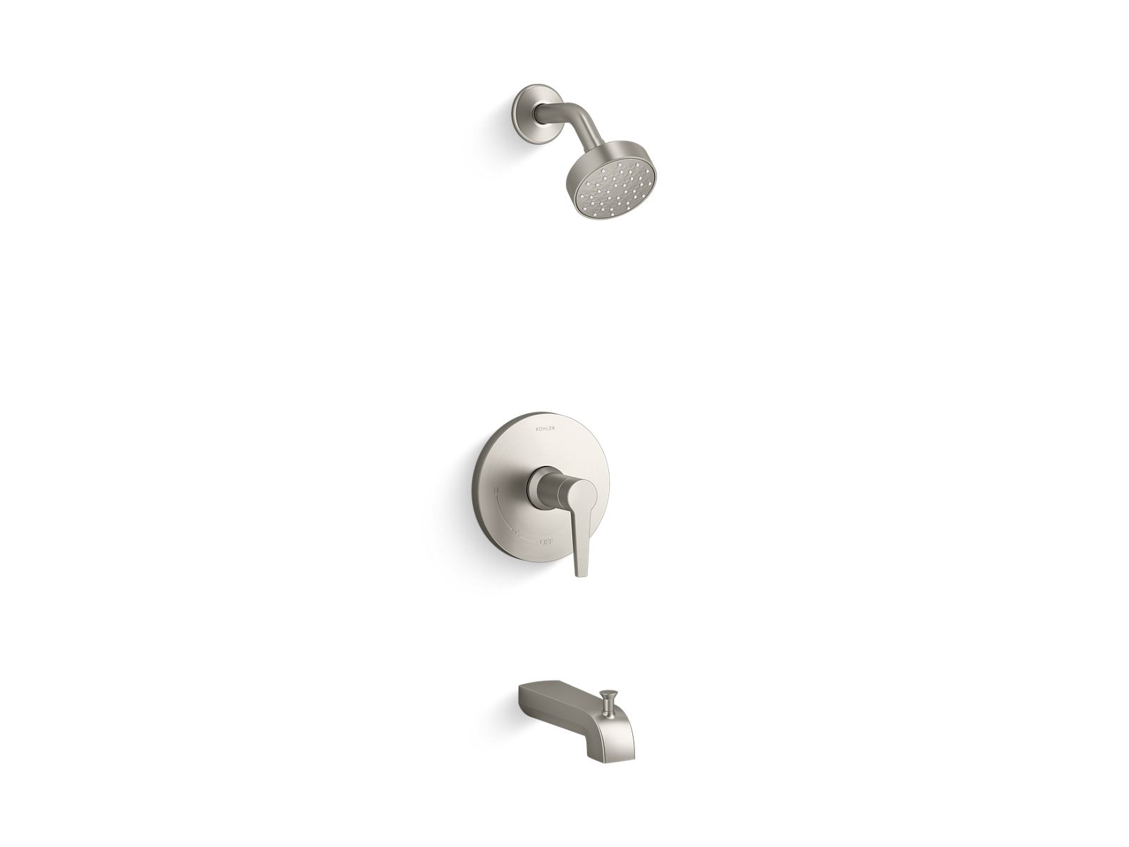 KOHLER K-TS97074-4Y Pitch Rite-Temp bath and shower trim kit, 2.5 gpm