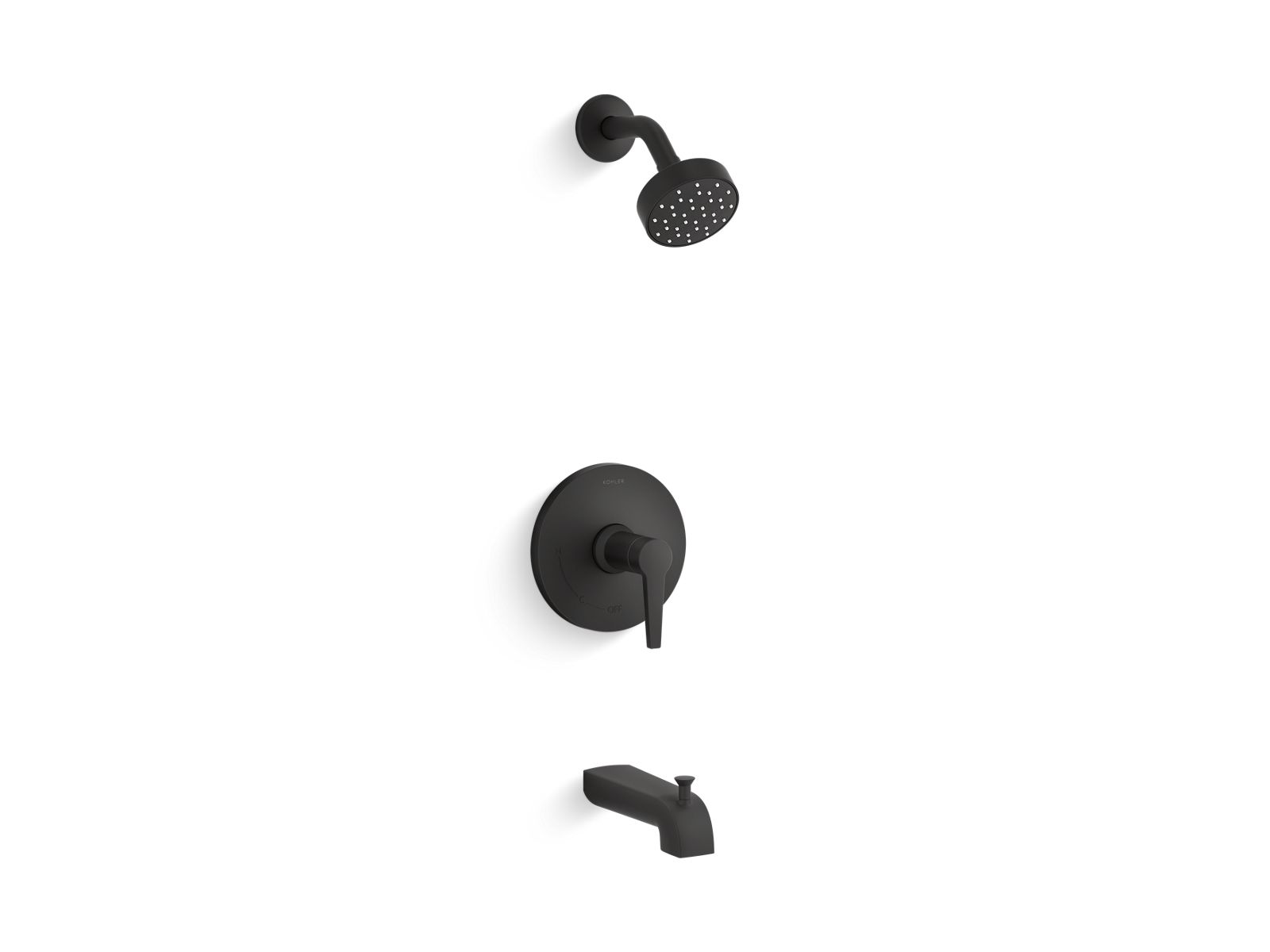 KOHLER K-TS97074-4Y Pitch Rite-Temp bath and shower trim kit, 2.5 gpm