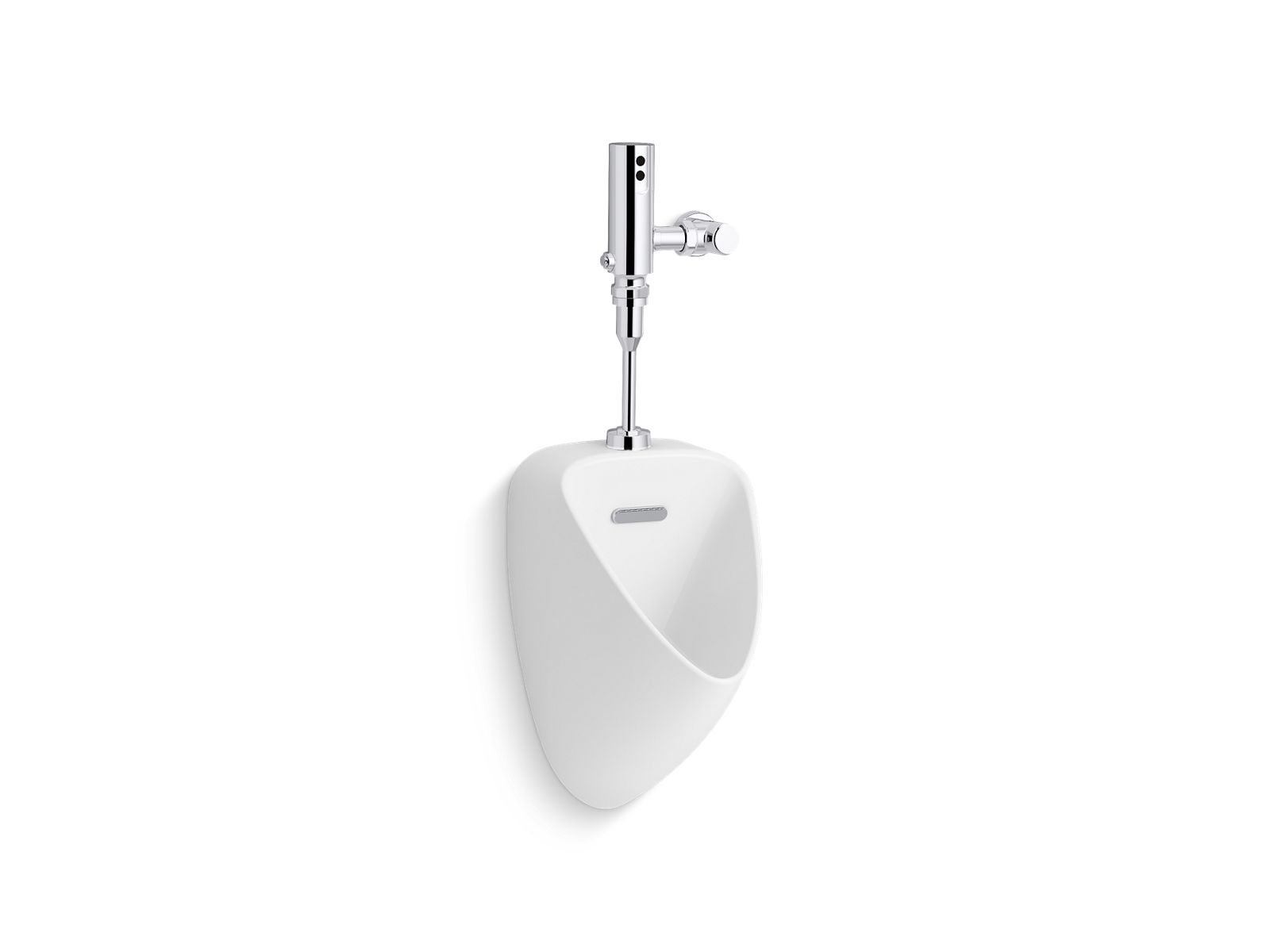 KOHLER K-PR20713-T1D Tend Washout urinal with Mach Tripoint touchless DC 0.125 gpf flushometer