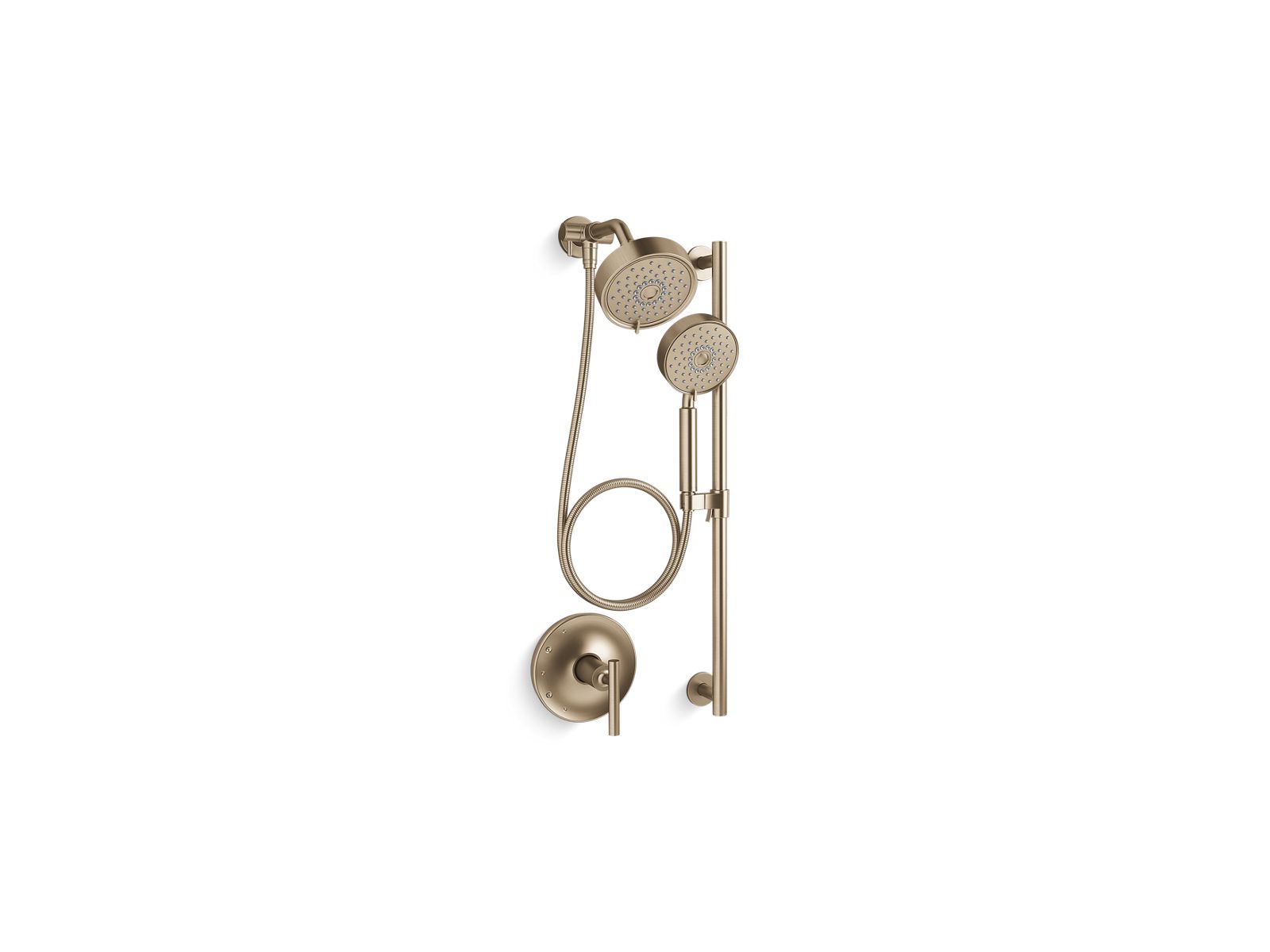 KOHLER K-22181 Purist Showering Kit, 2.5 gpm
