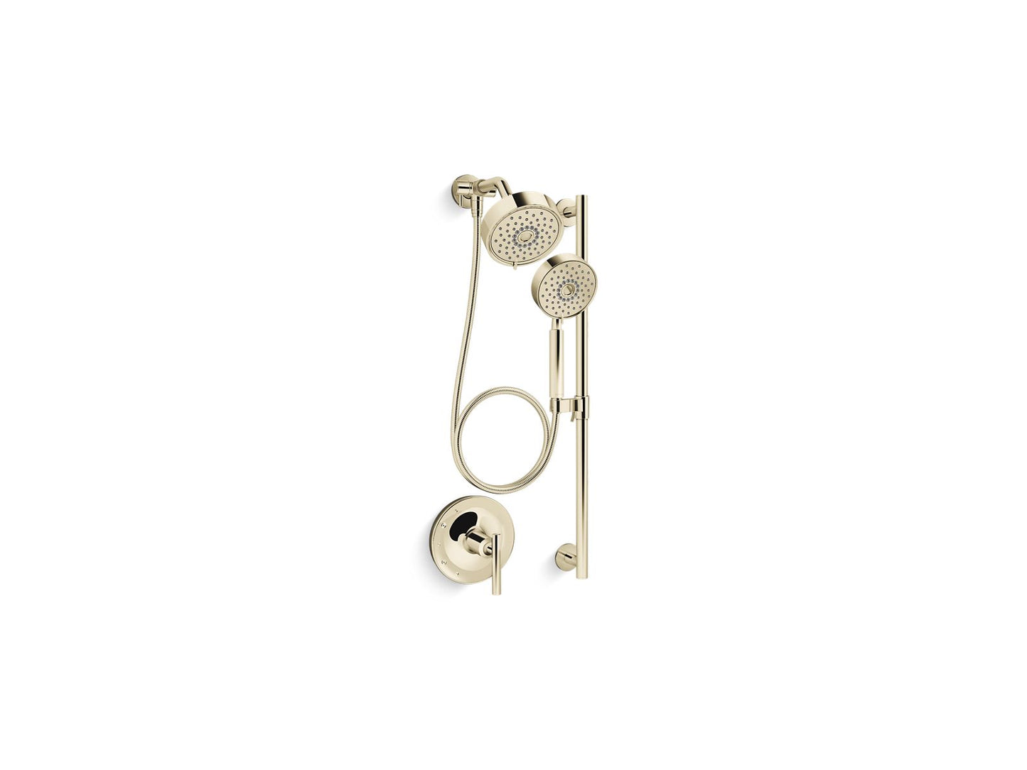 KOHLER K-22181 Purist Showering Kit, 2.5 gpm