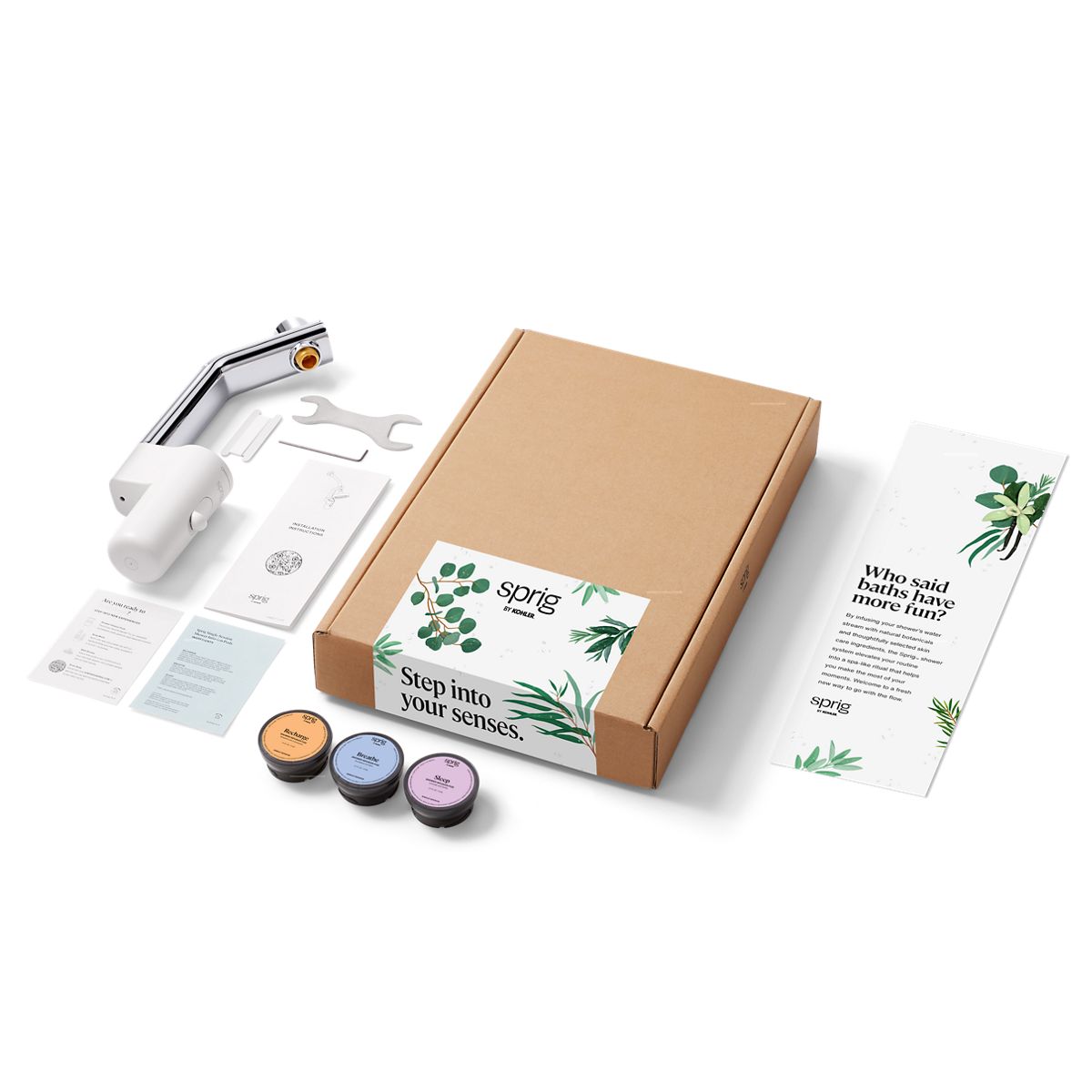 KOHLER K-28146-W Shower Infusion Starter Kit