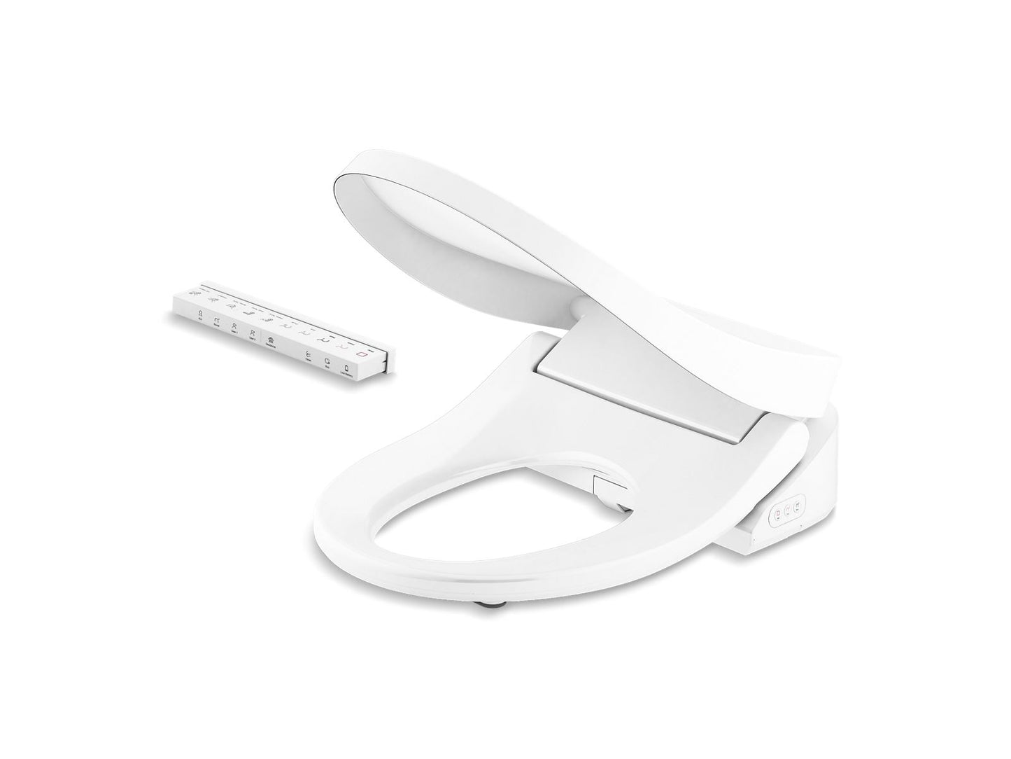 KOHLER K-28118 PureWash E815 Round-front bidet toilet seat with remote control