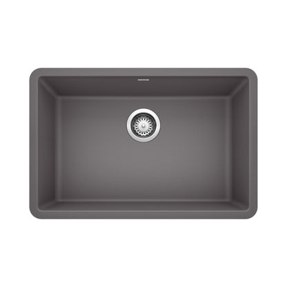 BLANCO 522427 Precis 27" Single Bowl Kitchen Sink - Cinder
