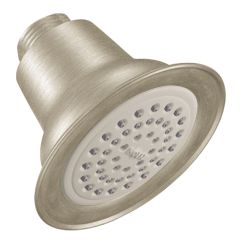 Moen CL6303 One-Function 3 - 3/8" Diameter Shower Head in Brushed Nickel