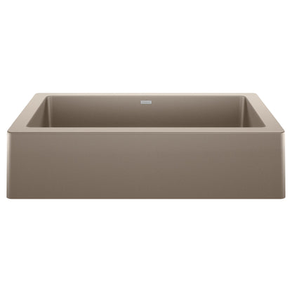 BLANCO 526544 Vintera 30" Super Single Apron Farmhouse Sink - Truffle